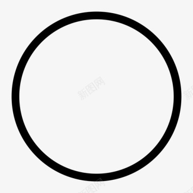 圆几何基本图标图标