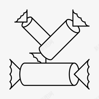 糖果圣诞节食物图标图标
