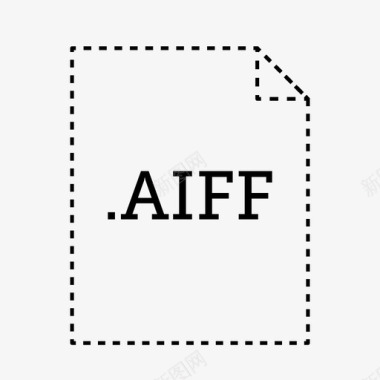 aiff文件文档文件类型图标图标