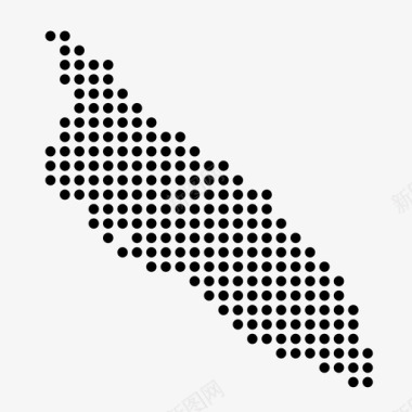 阿鲁巴国家位置图标图标