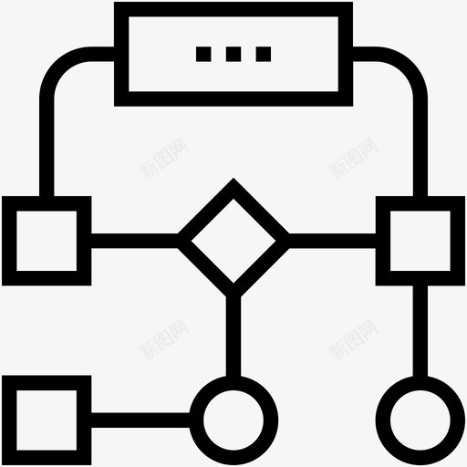 方案流程图层次结构图标svg_新图网 https://ixintu.com 启动和开发线图标 层次结构 方案 流程图 生产力 项目方案