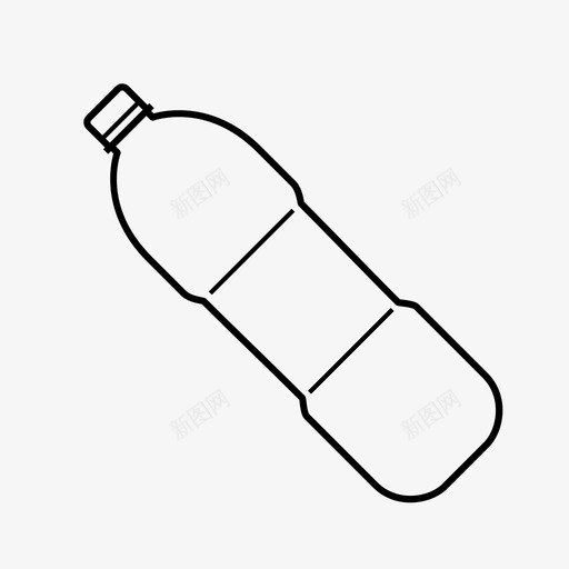 水瓶15升饮料图标svg_新图网 https://ixintu.com 15升 水容器 水瓶 消耗量 液体 空 饮料