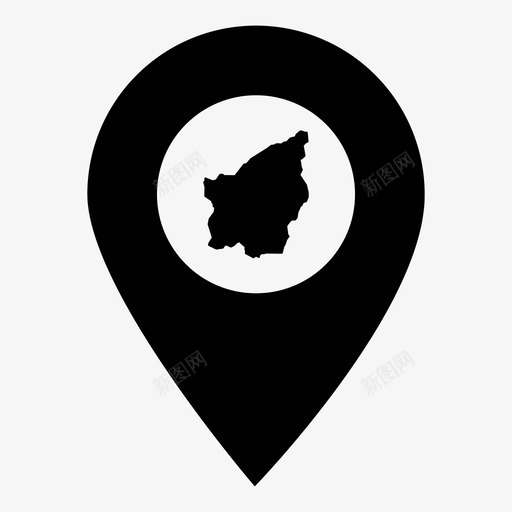 圣马力诺国家位置图标svg_新图网 https://ixintu.com 世界地图标记 位置 国家 圣马力诺 地图 地图标记
