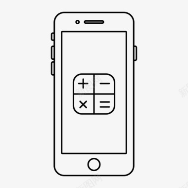 iphone应用程序计算器图标图标