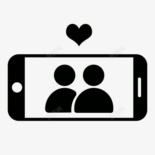 智能手机爱情关系图标svg_新图网 https://ixintu.com 互动手机 关系 智能手机 爱情 社交媒体 社交网络 虚拟情侣
