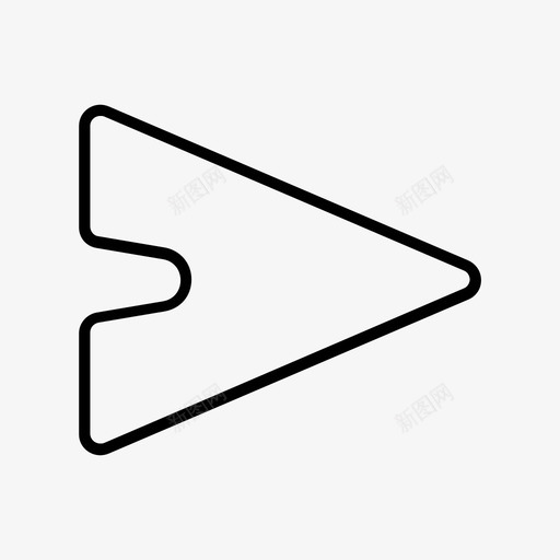 发送导航纸质飞机图标svg_新图网 https://ixintu.com 发送 导航 纸质飞机