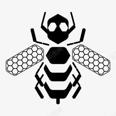 蜜蜂蜂蜜蜂王图标图标