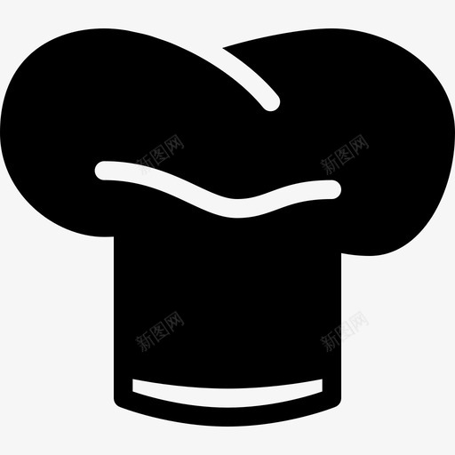 帽子厨师厨房图标svg_新图网 https://ixintu.com 厨师 厨房 厨房实心图标 帽子