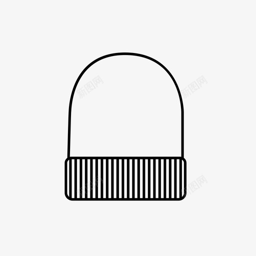 帽子衣服冬季图标svg_新图网 https://ixintu.com 冬季 帽子 男式街头时尚 衣服