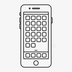 iphonehomeiphonehome苹果移动图标高清图片