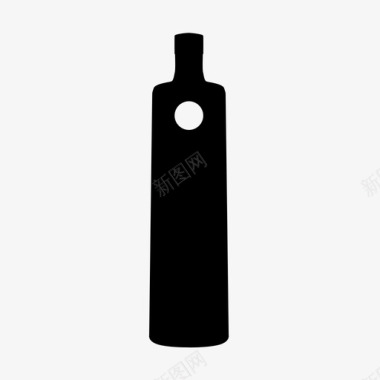 伏特加酒精瓶子图标图标