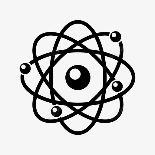 原子原子轨道原子结构图标svg_新图网 https://ixintu.com 原子 原子结构 原子轨道 教育 科学