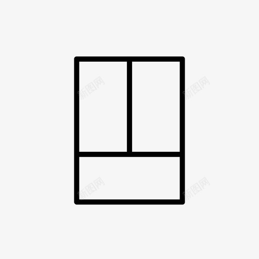 窗双悬窗定制窗图标svg_新图网 https://ixintu.com 双悬窗 定制窗 窗