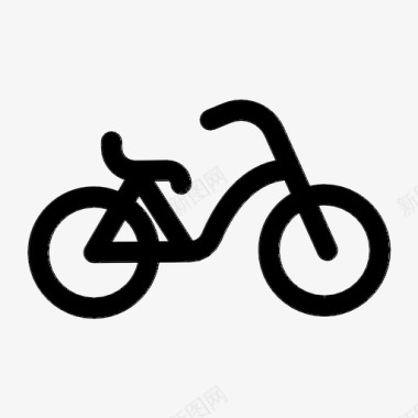 自行车时髦复古图标图标