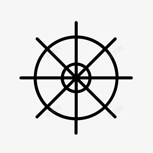 舵手航海舵轮图标svg_新图网 https://ixintu.com 方向盘 航海 舵手 舵轮 船舵