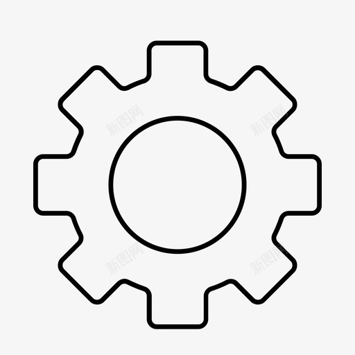 设置更改cog图标svg_新图网 https://ixintu.com cog office office图标集 更改 设置