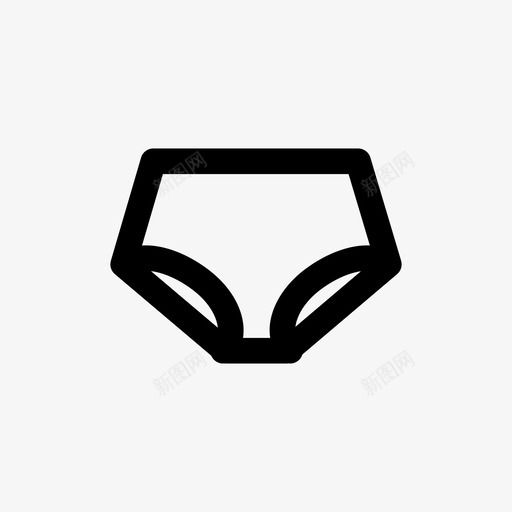 内裤服装衣服图标svg_新图网 https://ixintu.com 内衣 内裤 服装 衣服 衣服图标集