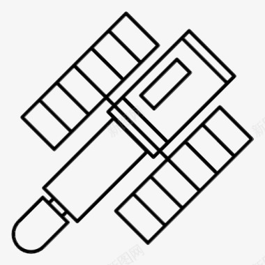 哈勃望远镜星系图像图标图标