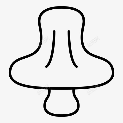 蘑菇秋天森林图标svg_新图网 https://ixintu.com 大自然 森林 真菌 秋天 秋天的战术 蘑菇
