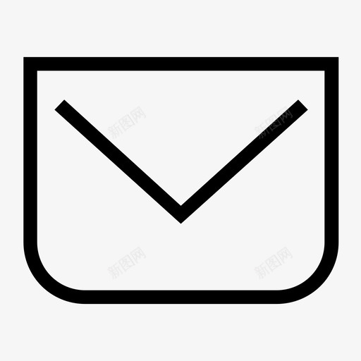 信封信件电子邮件图标svg_新图网 https://ixintu.com 传真薄变体 信件 信封 电子邮件 邮件