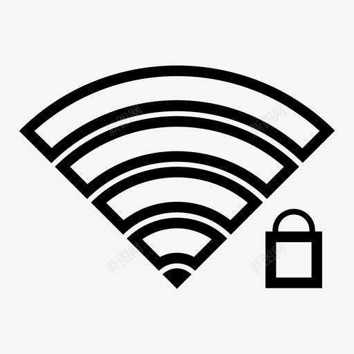 wifi网络密码密码保护图标svg_新图网 https://ixintu.com internet密码安全wifi网络密码 wifi wifi锁定 受保护wifi 安全wifi 密码保护 网络密码