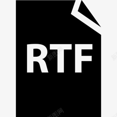 RTF文件接口仪表板图标图标