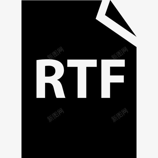 RTF文件接口仪表板图标svg_新图网 https://ixintu.com RTF文件 仪表板 接口