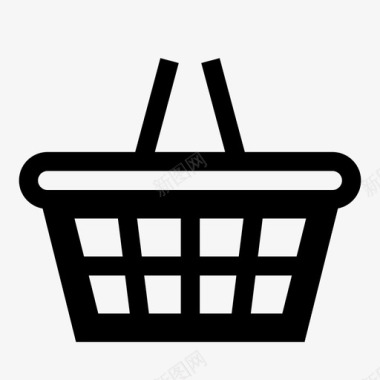 购物篮有用的图标购物商业图标