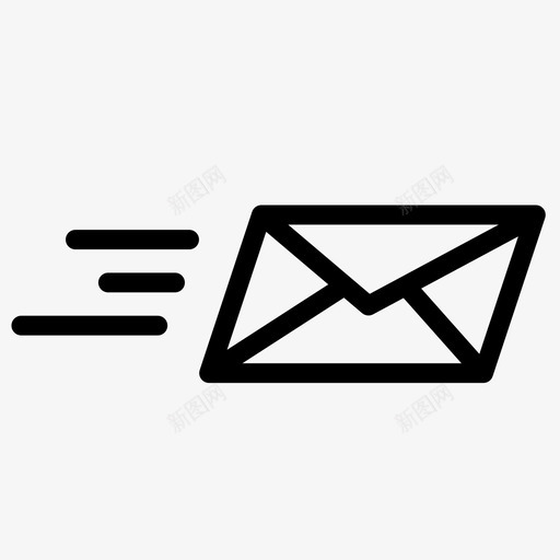 邮件快递电子邮件图标svg_新图网 https://ixintu.com 信封 已发送 快递 电子邮件 邮件