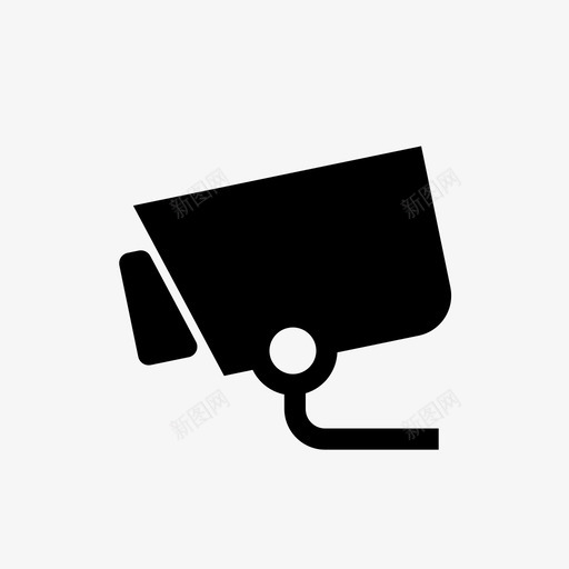 安全摄像头闭路电视安全图标svg_新图网 https://ixintu.com 安全 安全摄像头 监控摄像头 迷你图标set2网页设计设备 闭路电视