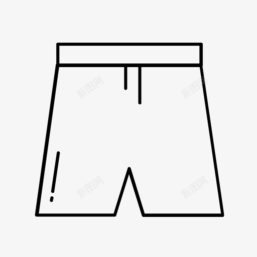 运动裤衣服跑步图标svg_新图网 https://ixintu.com 衣服 越野 越野跑 跑步 运动裤