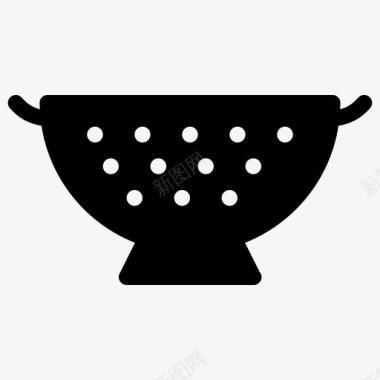 筛子厨师厨房图标图标