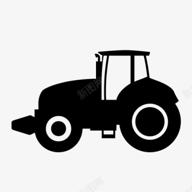 拖拉机农业园艺图标图标
