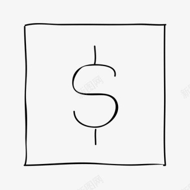 美元符号银行金融图标图标