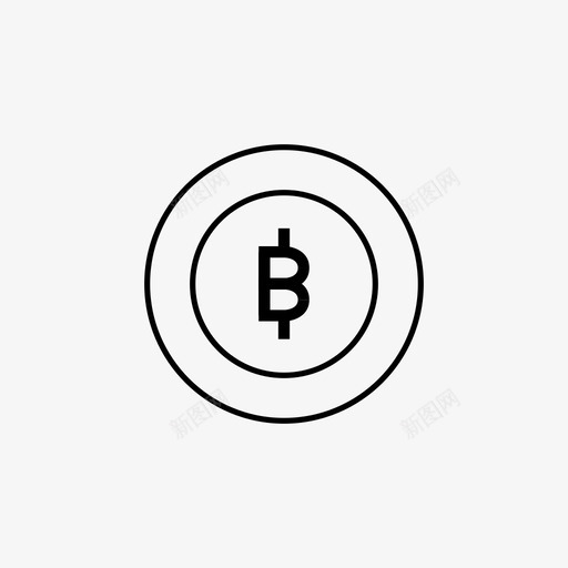 泰铢美元金融图标svg_新图网 https://ixintu.com 泰铢 美元 货币 金融