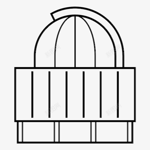 托洛洛天文台智利光学仪器图标svg_新图网 https://ixintu.com 光学仪器 反射镜 托洛洛天文台 智利 望远镜