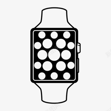 智能手表菜单苹果移动图标图标