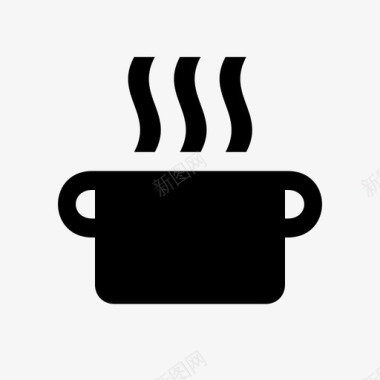 烹饪煮沸火锅图标图标