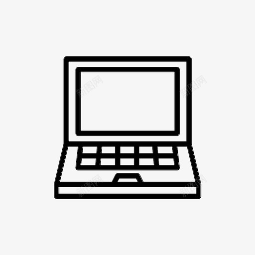 笔记本电脑设备信息学图标svg_新图网 https://ixintu.com 个人电脑 信息学 移动设备 笔记本电脑 设备