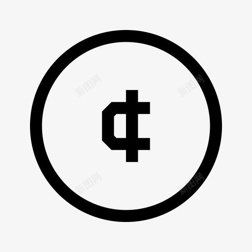 加纳塞迪硬币货币图标svg_新图网 https://ixintu.com 加纳塞迪 硬币 货币 金融 银行金融1