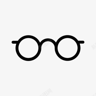 眼镜圆形邓布利多图标图标