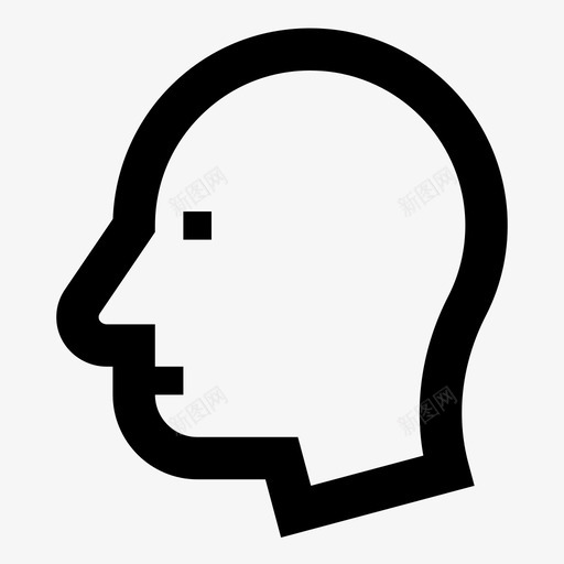 头部头部轮廓人头部图标svg_新图网 https://ixintu.com 人 人头部 头部 头部轮廓 有用的图标头部