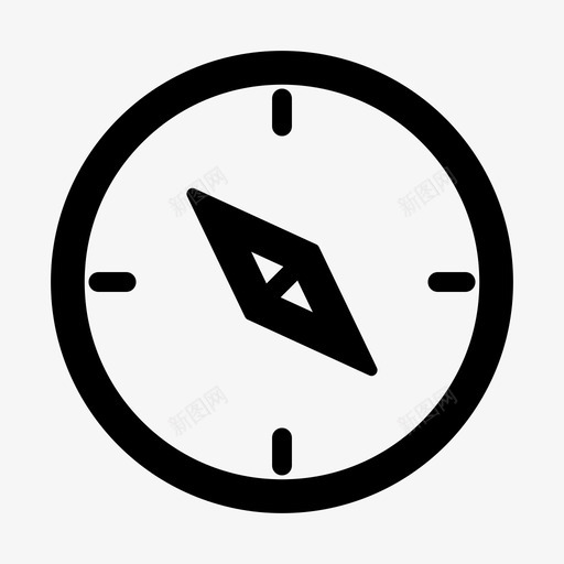 指南针方向导航图标svg_新图网 https://ixintu.com 导航 指北針圖示 指北针 指南针 方向 旅行 航海设备