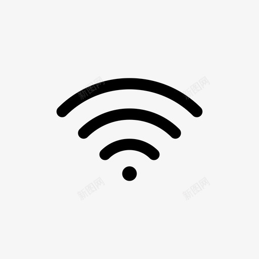 wifi互联网收音机图标svg_新图网 https://ixintu.com wifi 互联网 声音 收音机 无线 电影