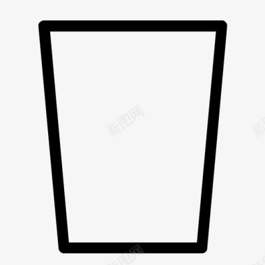 杯子玻璃杯水杯图标图标