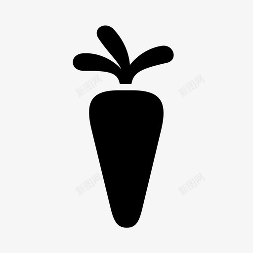 胡萝卜甜菜根图标svg_新图网 https://ixintu.com 根 甜菜 素食 胡萝卜 蔬菜 食物