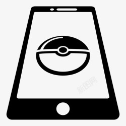 玩手机游戏pokemongo游戏成瘾手机游戏图标高清图片