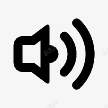 音量警报增加图标图标