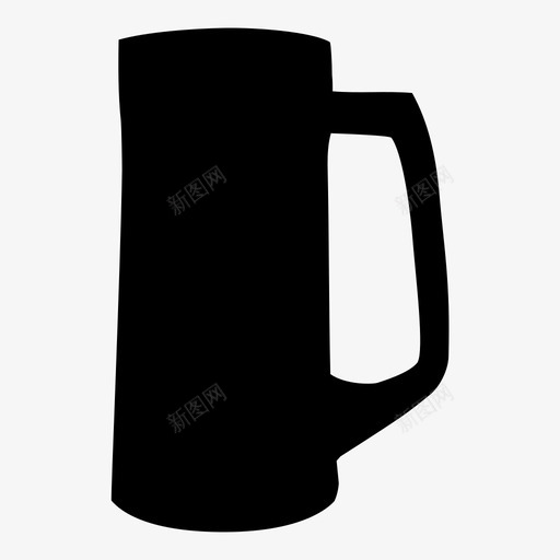 啤酒酒吧瓶子图标svg_新图网 https://ixintu.com 啤酒 杯子饮料 玻璃杯 瓶子 酒吧 饮料