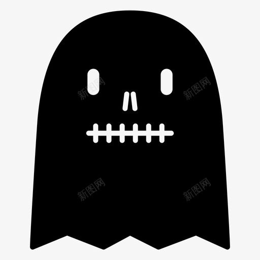 GhostCostume万圣节图标svg_新图网 https://ixintu.com Costume Ghost Scary 万圣节 恐怖